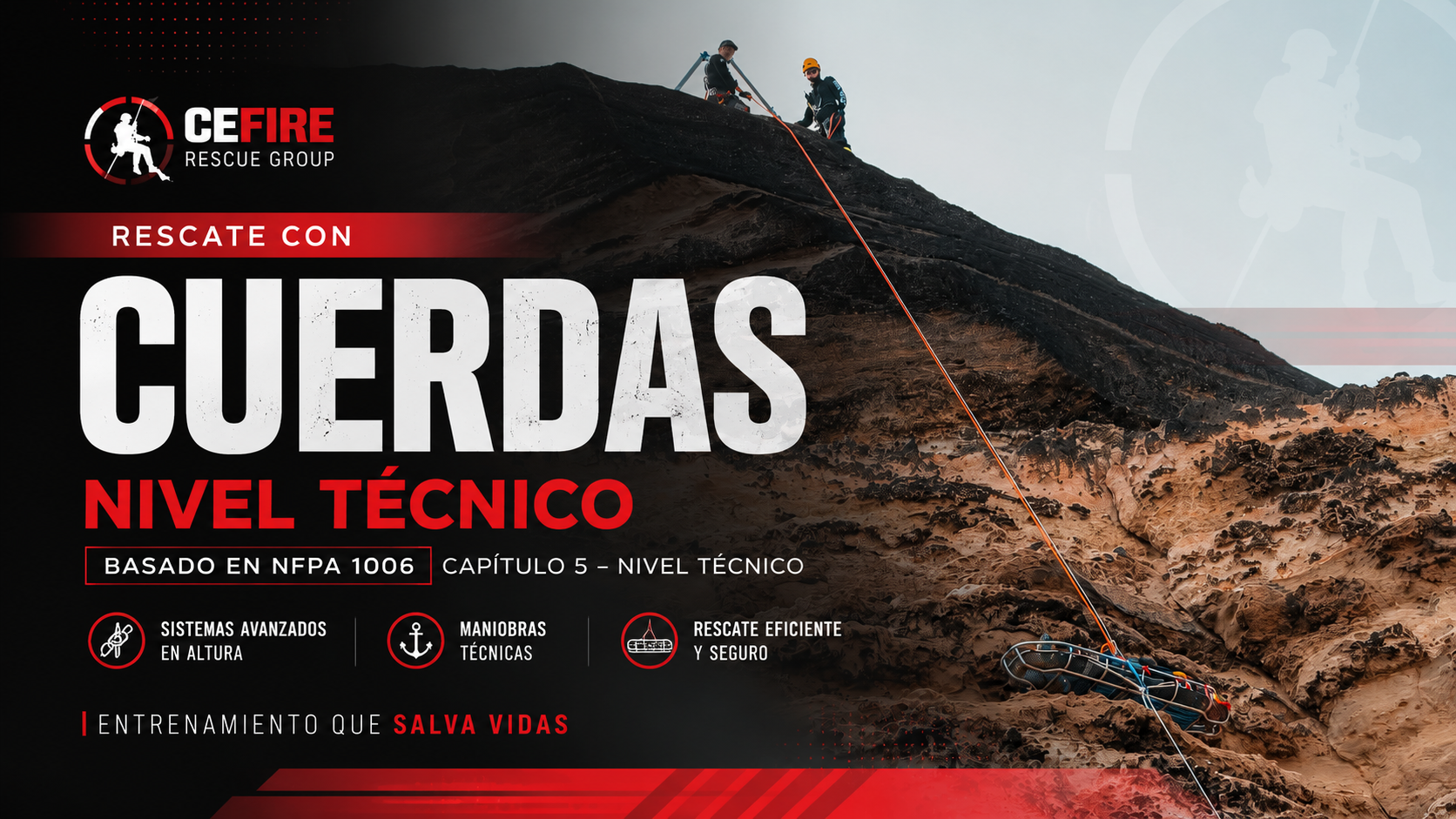 Rescate Técnico con Cuerdas Nivel Técnico